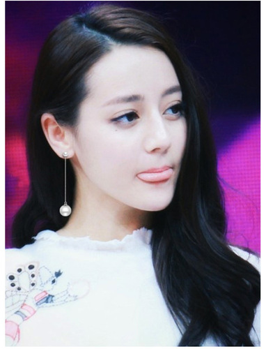 s925 sterling silver ear wire, long tassel pearl earrings, elegant and fashionable earrings, Korean style sterling silver jewelry