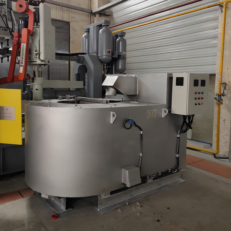 400kg熔铝炉 天然气熔铝炉 铝合金精铸铸造燃气炉 小型坩埚熔铝炉