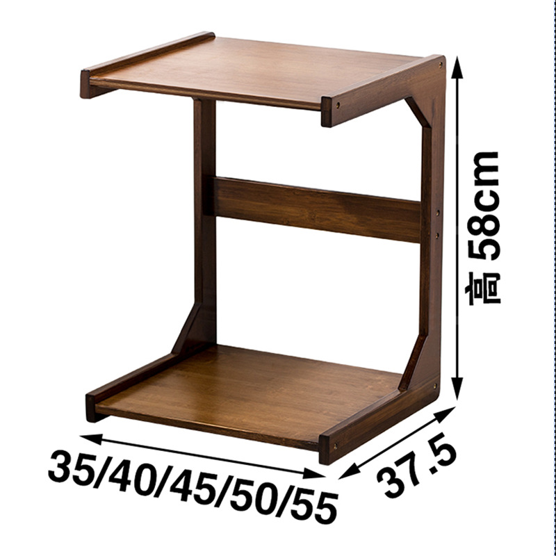 Moderno minimalista sofá lado esquina Mesa mesita de noche Mini Mesa de té mesa de bambú lado gabinete hogar pequeña mesa cuadrada