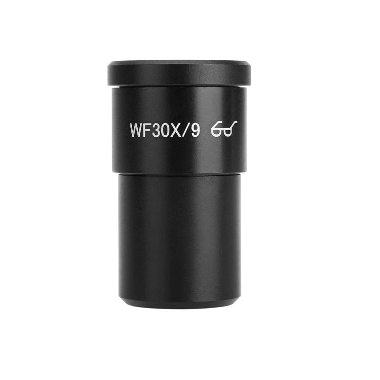 Поле зрения 9 мм пункта глаза окуляра ВФ30С биологических аксессуаров микроскопа широкоформатное высокое