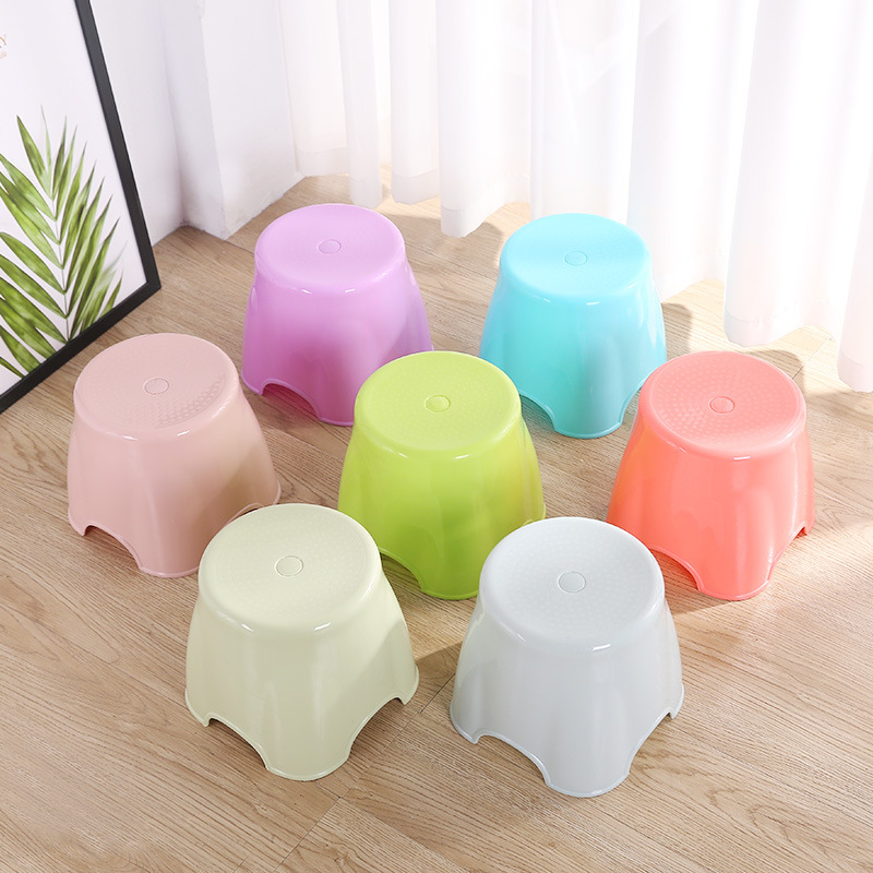 地摊 时尚加厚儿童塑料小凳子 创意浴室防滑换鞋凳