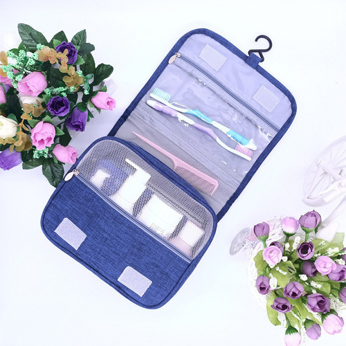 Travel Hook Bath Bag Waterproof Cosmetic Bag Large Capacity Korean Style Storage Bag Folding Bath Bag Logo Gift