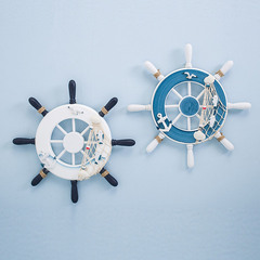 32 cm photo wall rudder Mediterranean creative rudder decoration pendant wholesale helmsman steering wheel