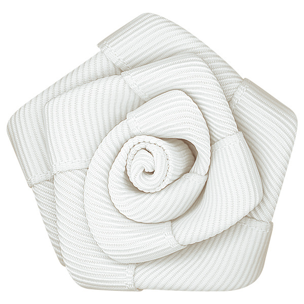 Cinta hecha a mano Rose cabeza material de poliéster Cinta pequeña flor ropa textil Decoración Accesorios cinta Rose