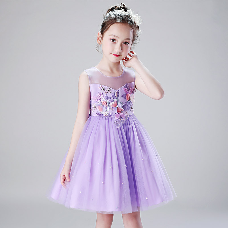 children Princess Dress full dress Performances skirt have more cash than can be accounted for 2019 summer new pattern girl Dress Flower girl Pompous skirt