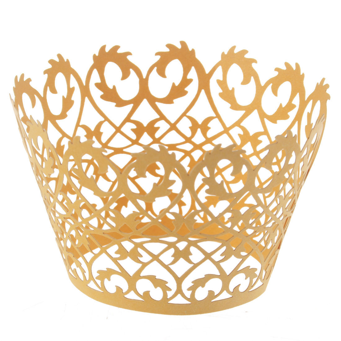 El comercio exterior de exportación de la decoración de la torta borde hueco encaje antiadherente seguro inodoro decoración para hornear titular de papel Rojo