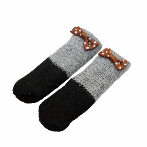 Knitted chair stool table foot pads table and chair foot covers furniture silent solid wood floor anti-scratch dining chair foot covers leg covers