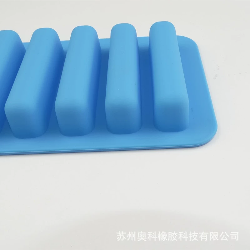 Platinum silicone compact acrylic mold, ice cubes, clay