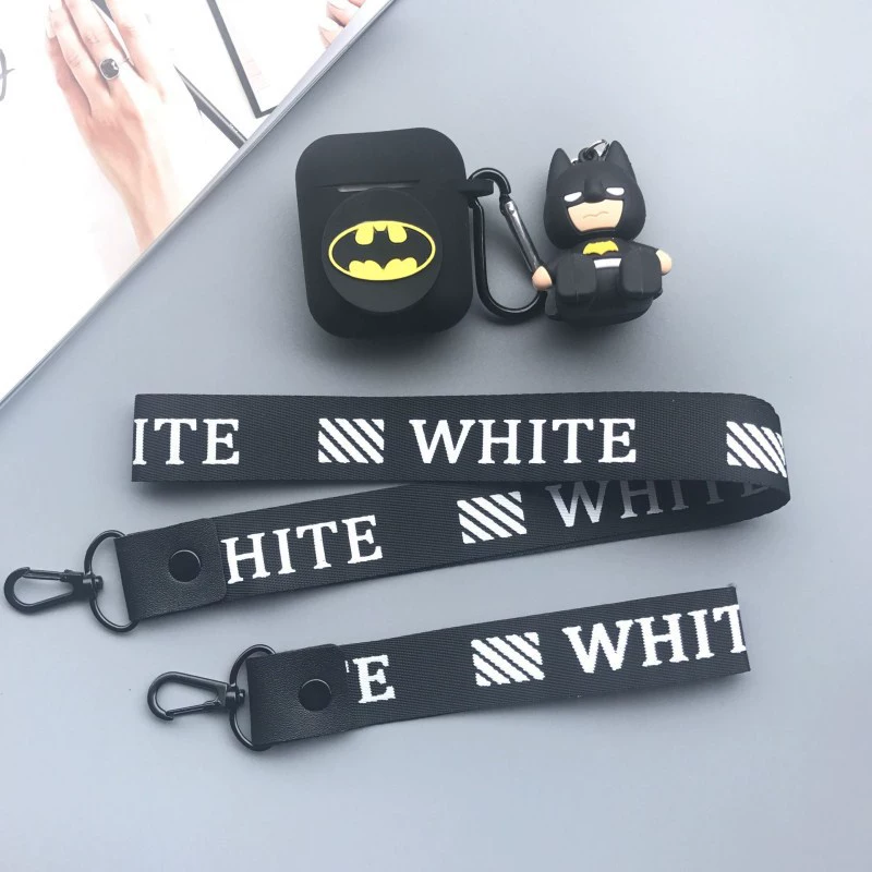 Apple, wireless cartoon headphones, protective silicone compatible creative protective case, bluetooth, fall protection