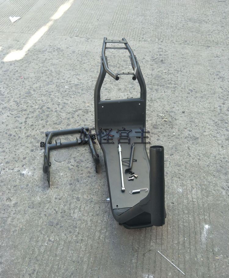 Harley electric car accessories lithium battery car frame Harley shock absorber frame modified car frame iron frame
