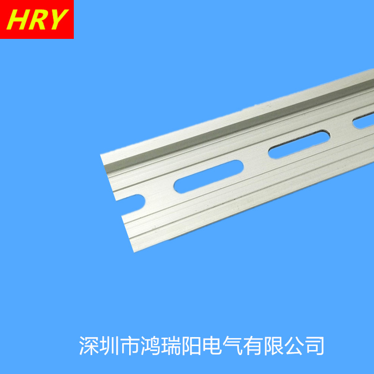 国标优质仿进口C45DIN电气安装铝导轨U型1.1厚TH35-7.5MM 1米长