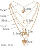 Triangle, magazine, human head, pendant, necklace, European style, wholesale