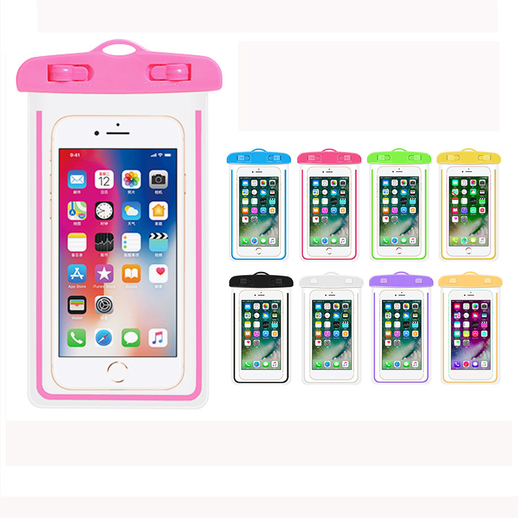 手机防水袋pvc透明户外潜水游泳用品装备沙滩触摸屏水套 LOGO定制