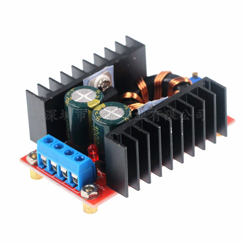 DC-DC 车载 笔记本移动电源 10-32V转12-35V可调 升压模块 150W