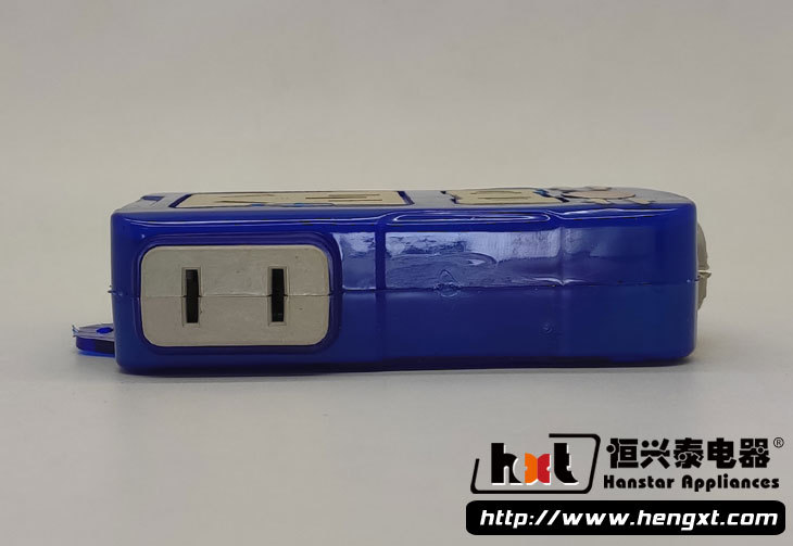 恒兴泰103蓝色一体成型防爆四位11孔地拖王插座 厂家自产自销