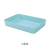 Storage box for boxes, rectangular plastic kitchenware, table storage system