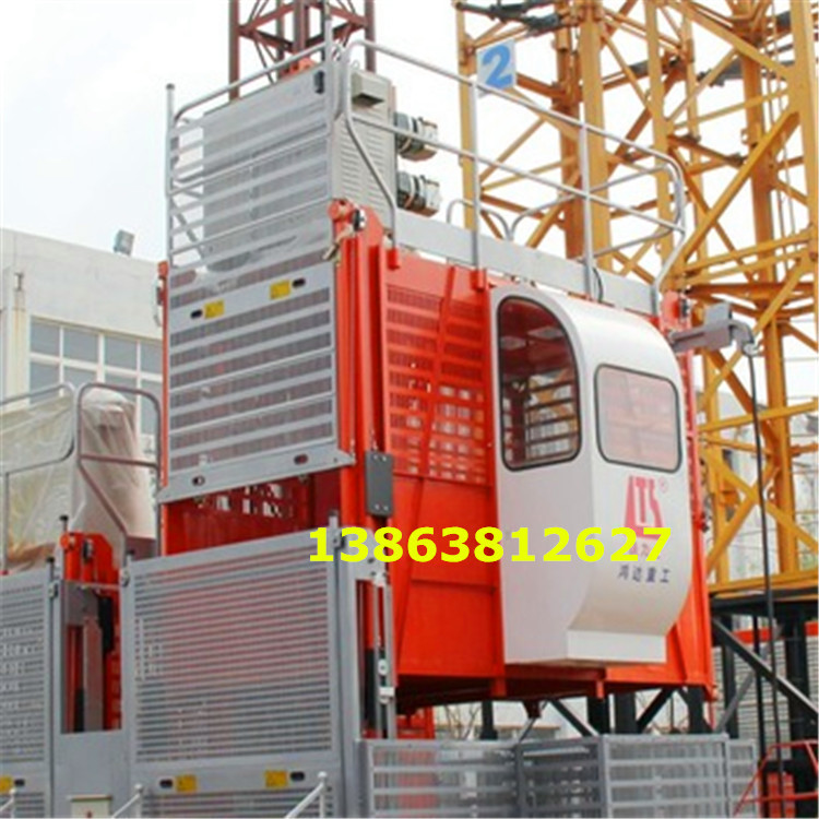 山东鸿达SC200/200 SC100/100双笼施工升降机 施工电梯 客货电梯