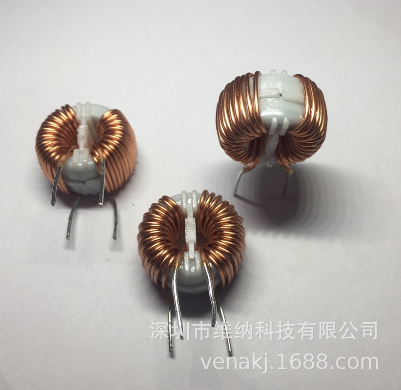 厂家供应磁环电感T16x12x8-600UH+BASE白壳线圈磁芯元器件