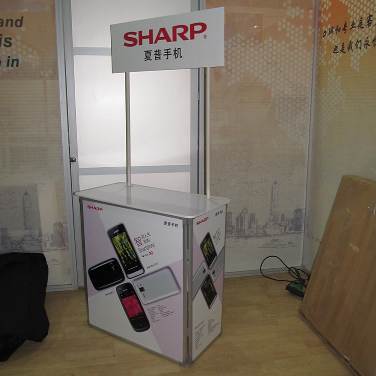 Aluminum promotional Taiwan Folding promotion table supermarket Market Try to eat Taiwan portable Drinks food Promotional Desk