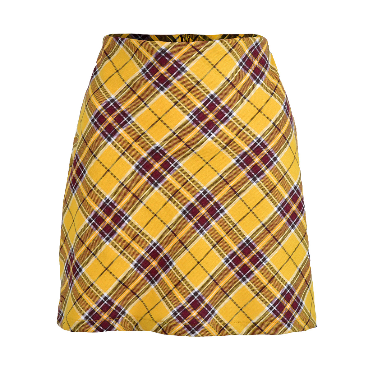 fashion plaid zipper skirts Nihaostyles wholesale clothing vendor NSLDY76330