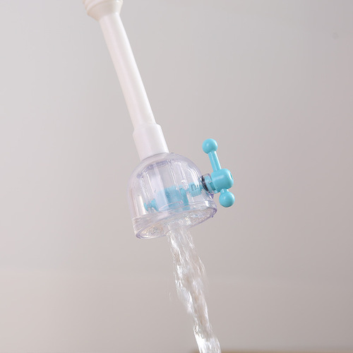 Creative anti-splash shower faucet kitchen water-saving spray head extender retractable tap water water-saving tool
