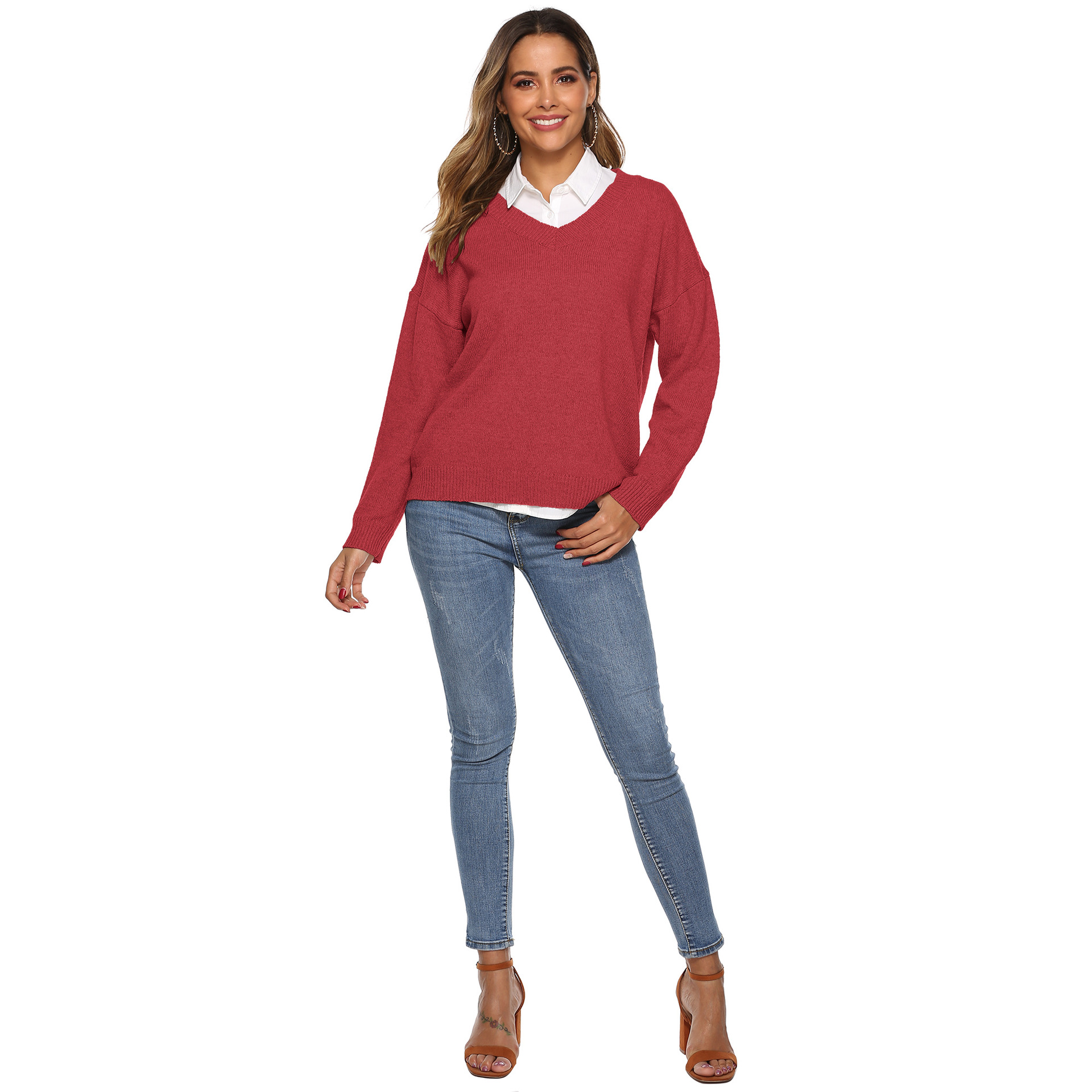 Pull femme en Fibre de polyester Polyester  - Ref 3414227 Image 80