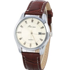 Manufacturer Benoy Brand Calendar Belt Men's Quartz Watch Fashion Casual Couple Watch Wholesale