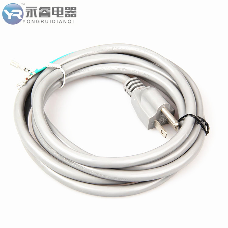 批发电源线 1015电子线 1007电线 电子线 美标两芯工具插头电源线