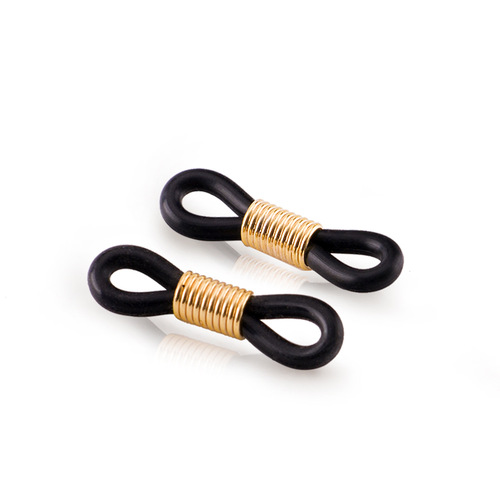 DIY beading material metal carbon steel glasses rope glasses chain silicone ring glasses buckle accessories color-preserving plating