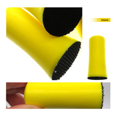 Foreign trade supply source 1 inch 25mm manual cylindrical polishing disc self-adhesive velvet sandpaper grinding disc for automotive beauty and cleaning