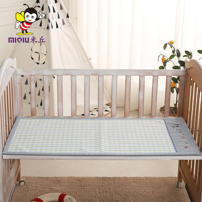 品牌直销米丘60120竹纤维儿童凉席幼儿园卡通童席儿童席批发