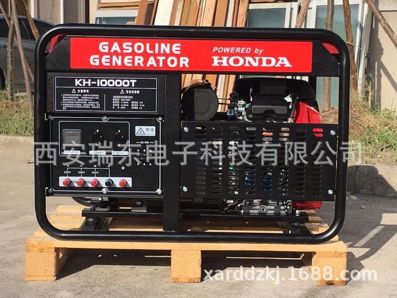 本田动力发电机组KH10000T三相14KVA西安厂价供应