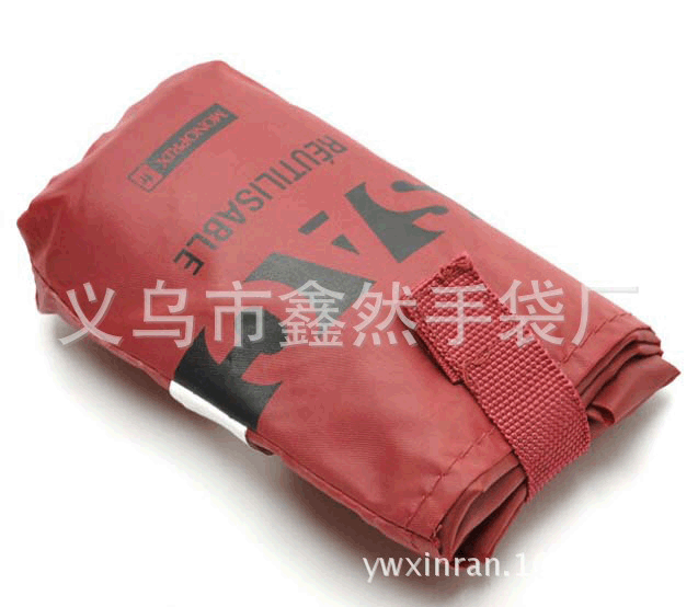 义乌厂家欢迎订购 尼龙材质 折叠 购物袋 促销礼品 可开票