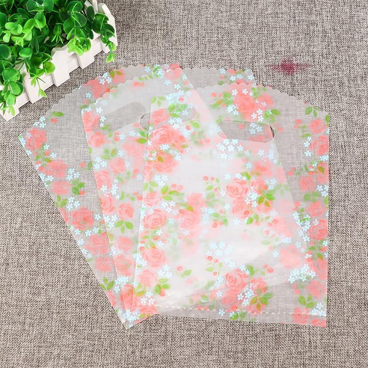 厂家定制塑料袋 PE手提服装袋 定做平口袋 冲孔四指袋 礼品袋