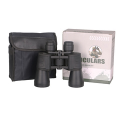 廠家批發新款黑色鏡身20*50 二指印高倍高清戶外便攜雙筒望遠鏡