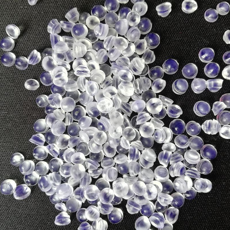耐寒PVC颗粒 耐低温-40度PVC透明蓝底 环保注塑级吸盘专用PVC原料