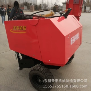 翼城捡拾式圆捆打捆机 麦草捡拾打捆机强制喂料捡拾干净