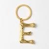 Fashionable keychain with letters, accessory, pendant, suitable for import, European style, English letters