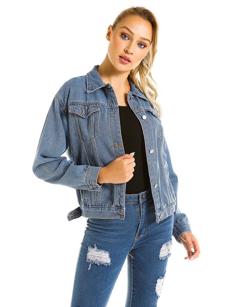 loose denim jacket  NSSY9156