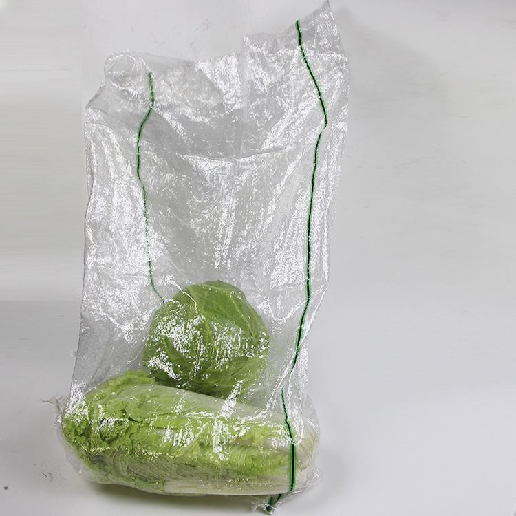 厂家兖州60*35编织包装袋 蔬菜透明袋 农副做物透明编织袋