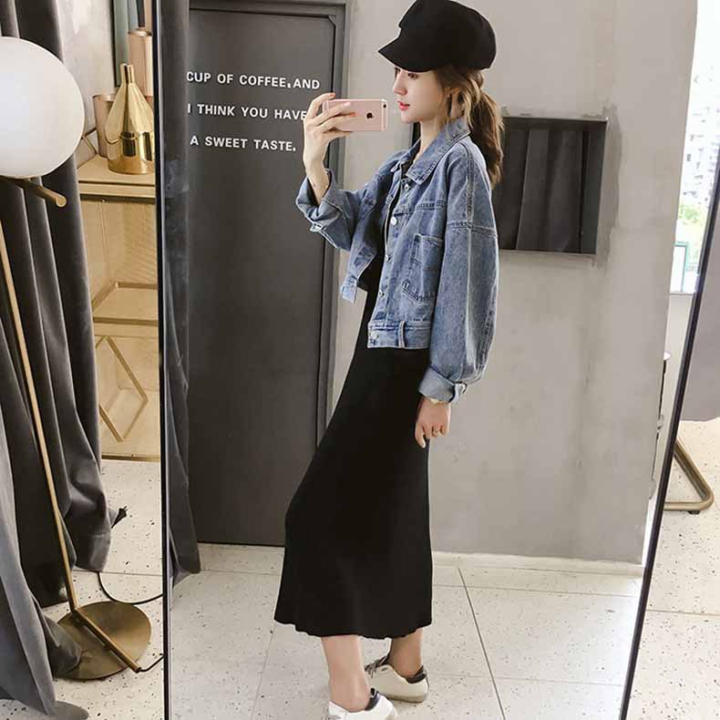 Costume femme en Denim + polyester - Ref 3334532 Image 7