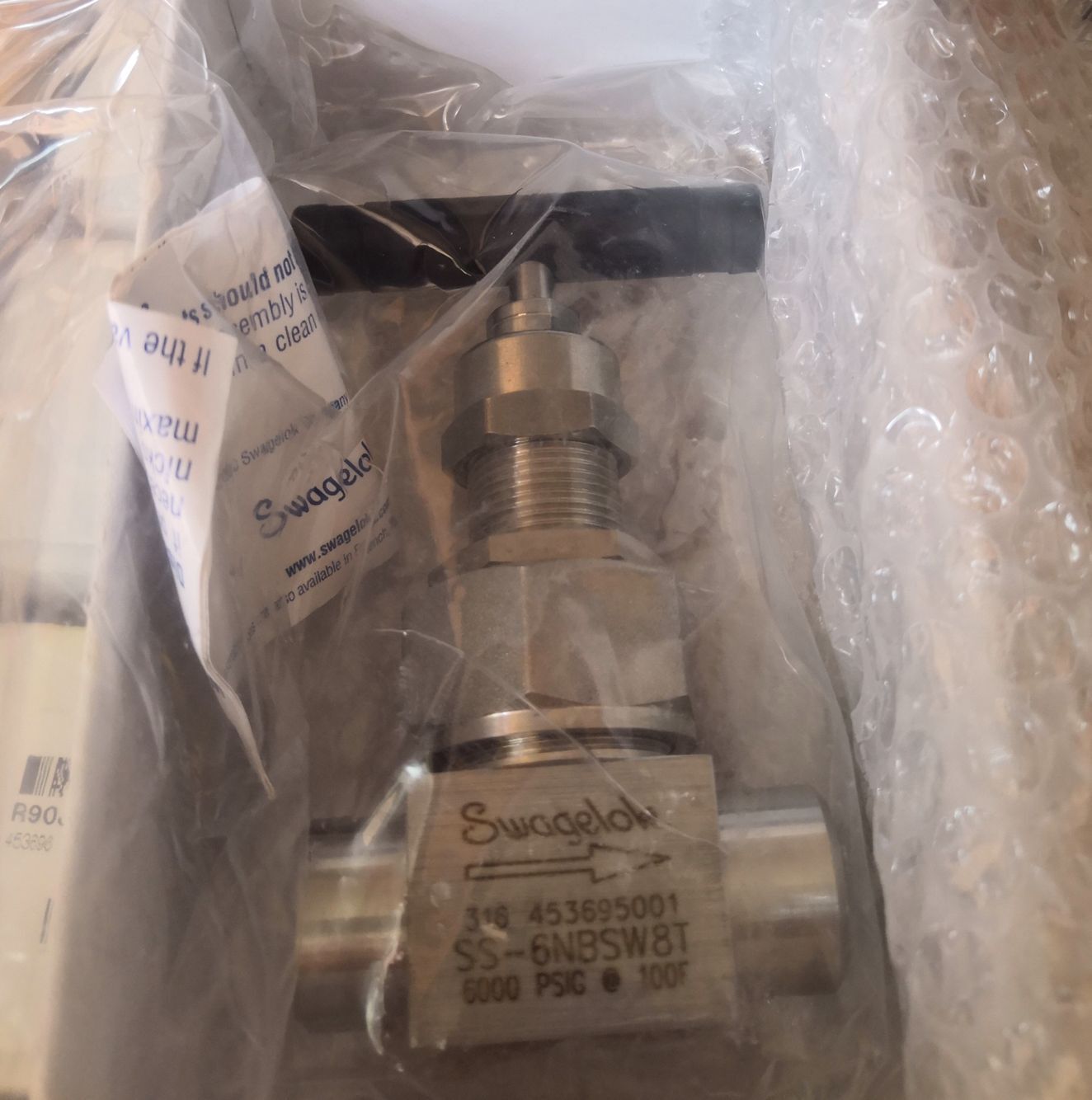 世伟洛克SS-3M0-1-4RTS-LOK管接头SMC-3M-4R-S6