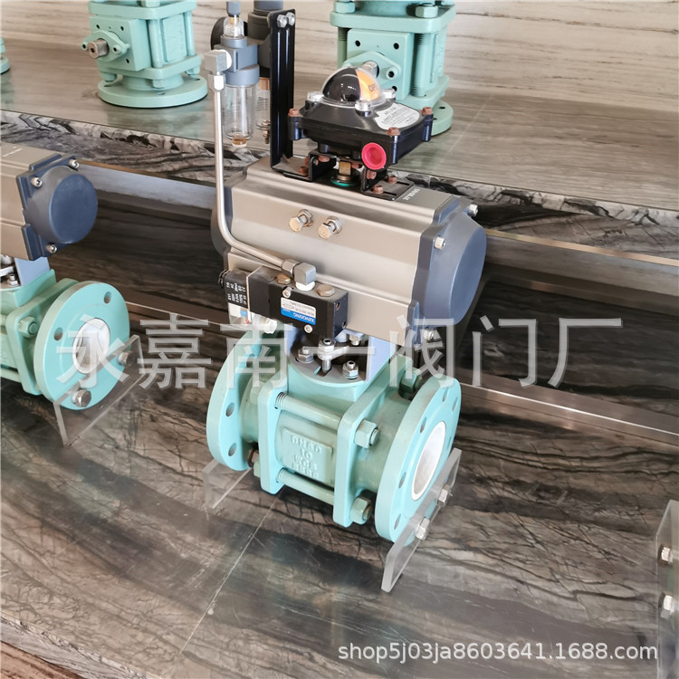 供应商 Q641TC-16C 气动法兰陶瓷球阀 DN200