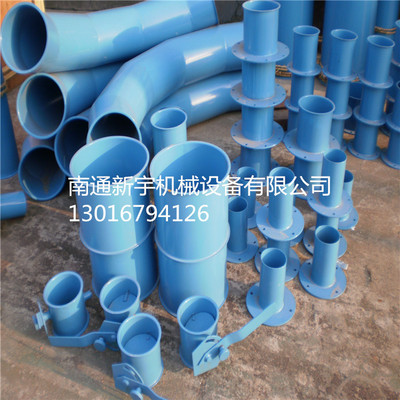 生产厂家优惠促销翻边输送管道弯头三通管道风量调节阀碎边管道|ms