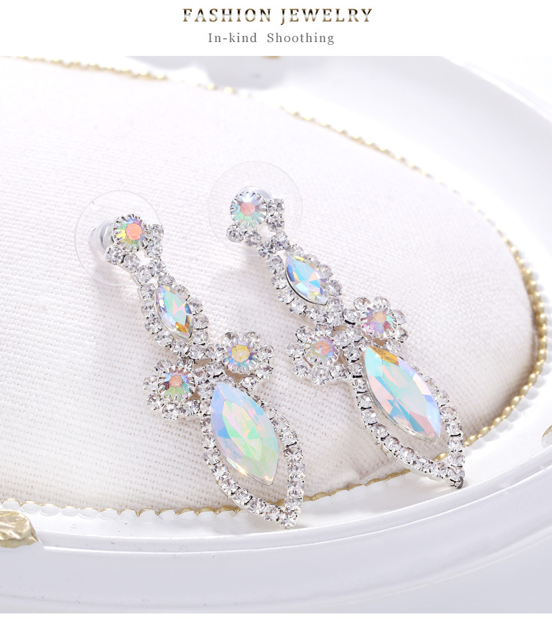 Fashion Bride Crystal Earrings display picture 7