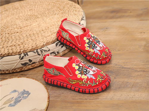 Mu Guiying embroidered new children's embroidered shoes, old Beijing cloth shoes, ethnic style children's shoes, Hanfu shoes, drop shipping