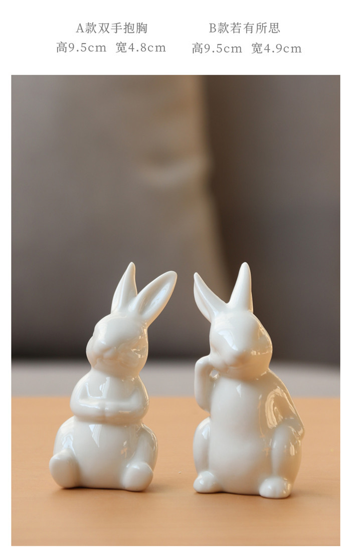 ceramic white rabbit (5)