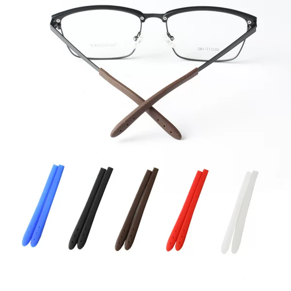 Flat silicone foot cover glasses non-slip cover soft eye accessories sunglasses men's and women's myopia frame leg cover