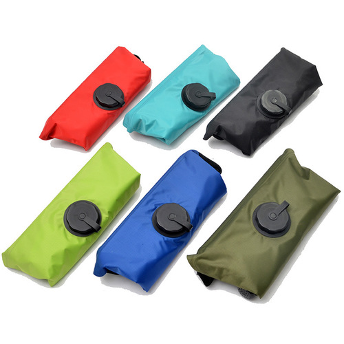 Solar shower bag, outdoor self-driving camping hot water bottle, portable outdoor sunbathing and bathing water storage bag 20L