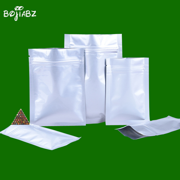 现货铝箔袋 平底拉链袋不透明铝箔自封袋 茶叶面膜咖啡食品包装袋